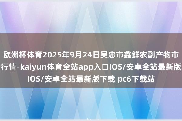 欧洲杯体育2025年9月24日吴忠市鑫鲜农副产物市集有限公司价钱行情-kaiyun体育全站app入口IOS/安卓全站最新版下载 pc6下载站