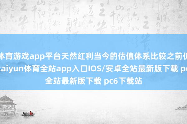体育游戏app平台天然红利当今的估值体系比较之前仍是不低-kaiyun体育全站app入口IOS/安卓全站最新版下载 pc6下载站