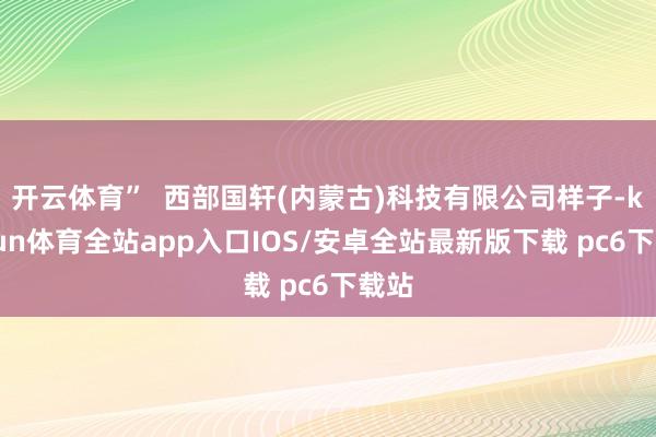 开云体育”  西部国轩(内蒙古)科技有限公司样子-kaiyun体育全站app入口IOS/安卓全站最新版下载 pc6下载站
