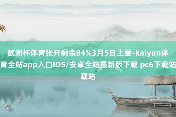 欧洲杯体育张开剩余84%3月5日上昼-kaiyun体育全站app入口IOS/安卓全站最新版下载 pc6下载站