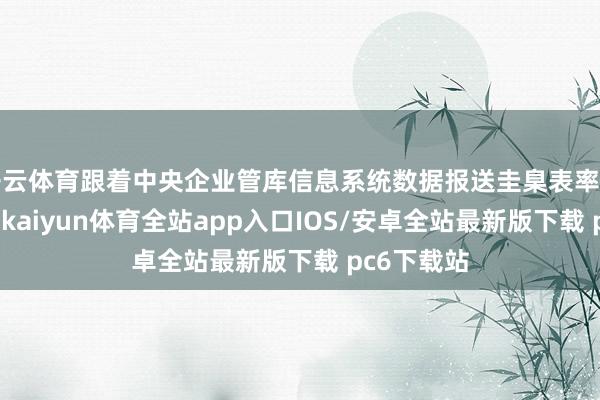 开云体育跟着中央企业管库信息系统数据报送圭臬表率的束缚矫正-kaiyun体育全站app入口IOS/安卓全站最新版下载 pc6下载站