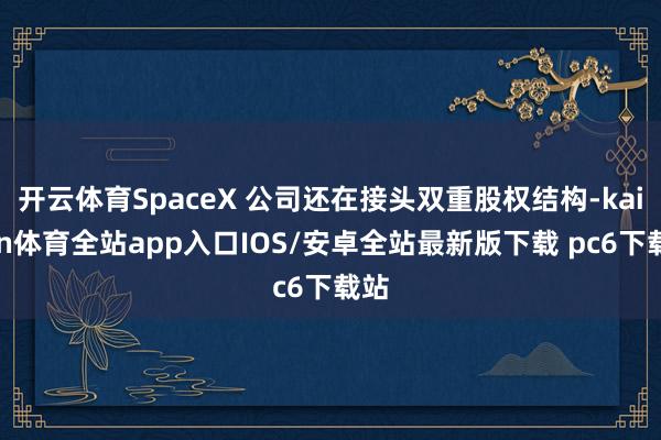 开云体育SpaceX 公司还在接头双重股权结构-kaiyun体育全站app入口IOS/安卓全站最新版下载 pc6下载站