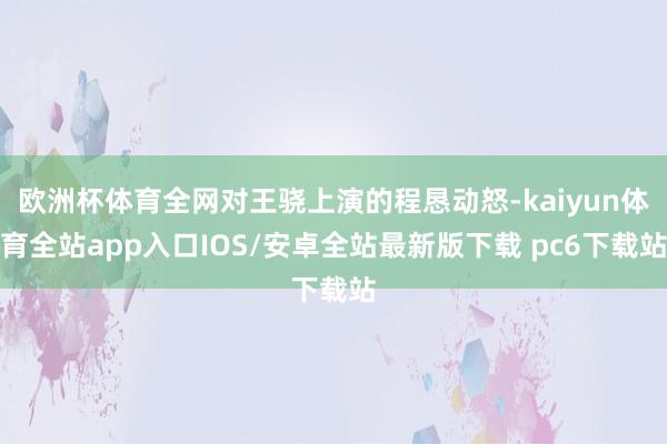 欧洲杯体育全网对王骁上演的程恳动怒-kaiyun体育全站app入口IOS/安卓全站最新版下载 pc6下载站