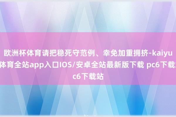 欧洲杯体育请把稳死守范例、幸免加重拥挤-kaiyun体育全站app入口IOS/安卓全站最新版下载 pc6下载站