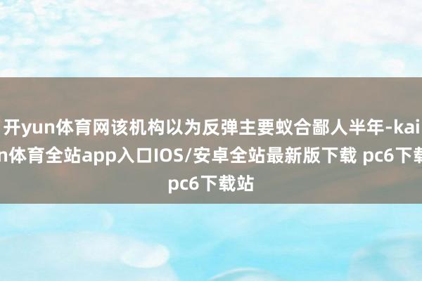开yun体育网该机构以为反弹主要蚁合鄙人半年-kaiyun体育全站app入口IOS/安卓全站最新版下载 pc6下载站