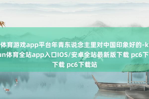 体育游戏app平台年青东说念主里对中国印象好的-kaiyun体育全站app入口IOS/安卓全站最新版下载 pc6下载站
