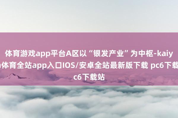 体育游戏app平台A区以“银发产业”为中枢-kaiyun体育全站app入口IOS/安卓全站最新版下载 pc6下载站