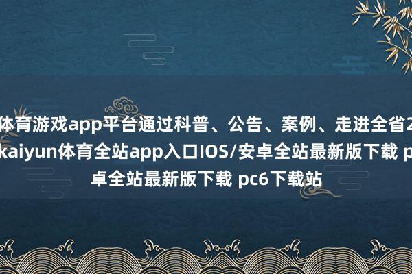 体育游戏app平台通过科普、公告、案例、走进全省21个市州-kaiyun体育全站app入口IOS/安卓全站最新版下载 pc6下载站
